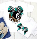 Checkered 8 Ball