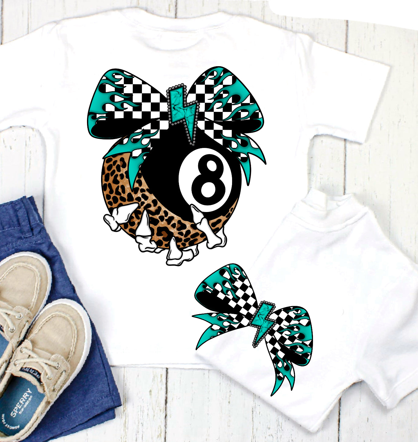 Checkered 8 Ball